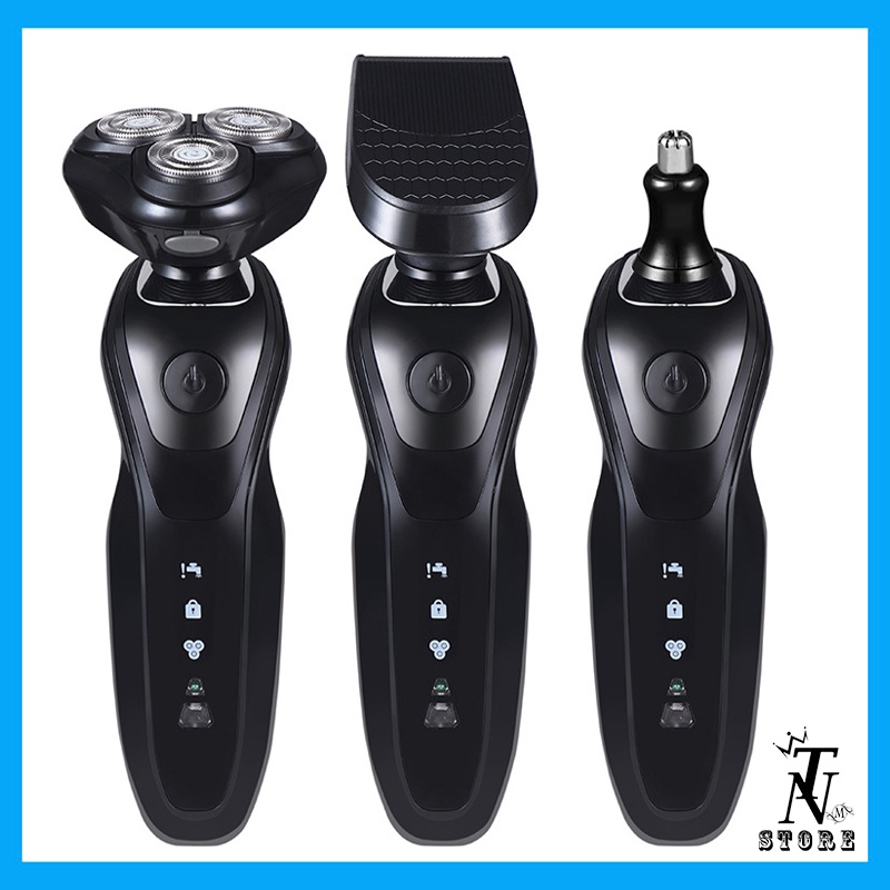 Máy cạo râu đa năng 3 trong 1 SK1580 - Cạo râu,tỉa lông mũi,tông đơ - BẢO HÀNH 12 THÁNG