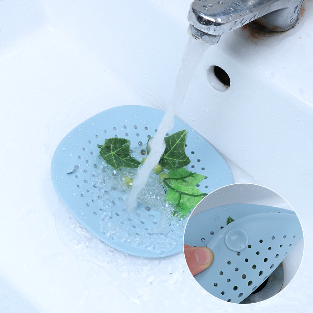 Nắp Lọc Chống Tắc Nghẽn Đậy Cống Thoát Nước Bồn Rửa Bằng Silicon
