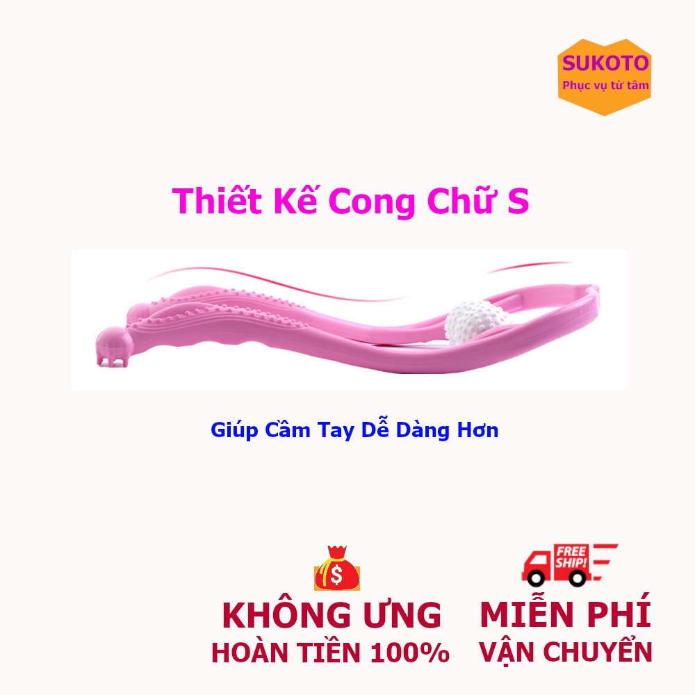 Cây mát xa cổ vai gáy - Hết đau mỏi cổ vai gáy sau 5 phút