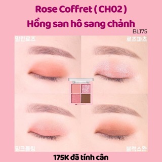 Bảng phấn mắt Black Rouge Crystal Heart Lock Shadow
