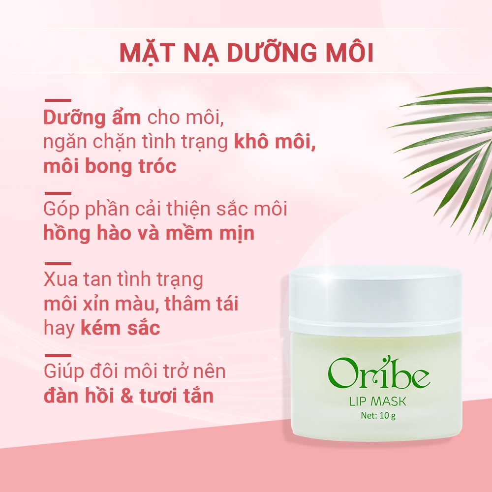 Mặt Nạ Dưỡng Môi Oribe Dưỡng Ẩm, Giảm Thâm, Làm Hồng Môi - Oribe Lip Mask 10g