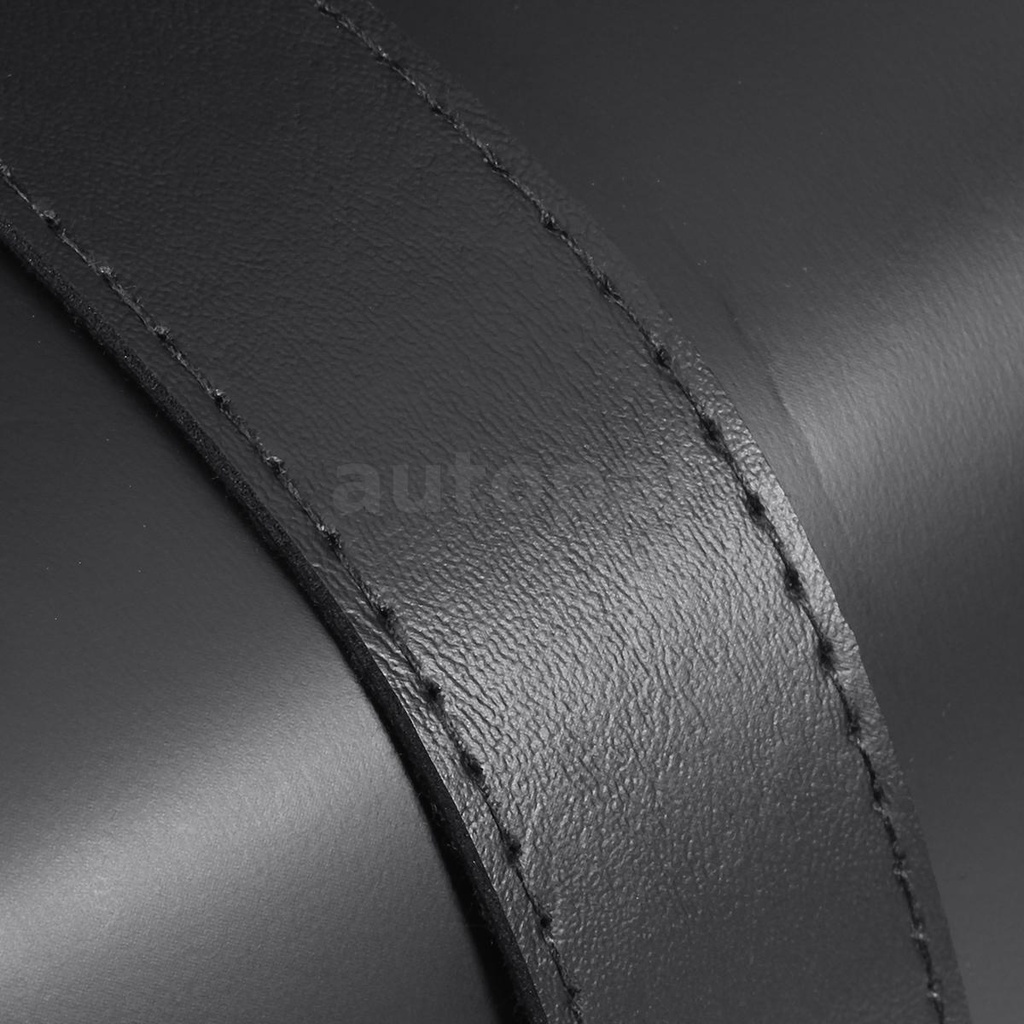 Cặp túi hành lý gắn hai bên yên xe máy bằng da PU màu đen