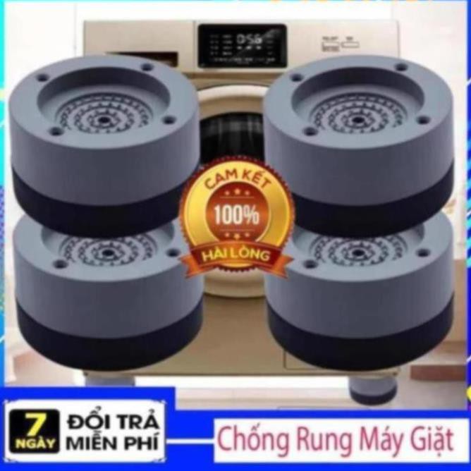 Bộ 4 miếng đệm cao su lót chân máy giặt chống rung chống ồn..