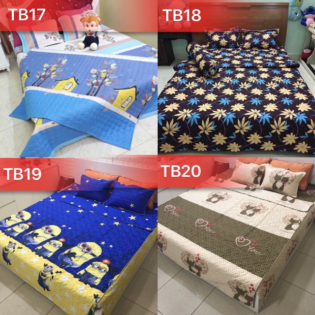 NGUYÊN SET TRẦN BÔNG COTTON POLY