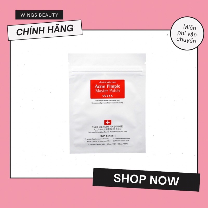 Miếng dán mụn COSRX - acne pimple master patch (24 patches)