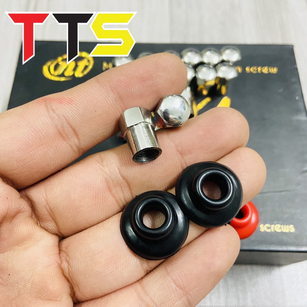 ( Đơn giản ) Van vòi inox 304 kèm cao su van vòi sử dụng cho các dòng xe máy Honda, Yamaha