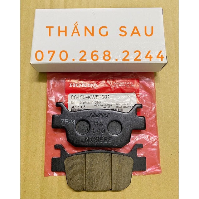 Bố Thắng Đĩa ( Phanh Đĩa ) Trước Sau SH125 - 150 - 300I 2011-2016