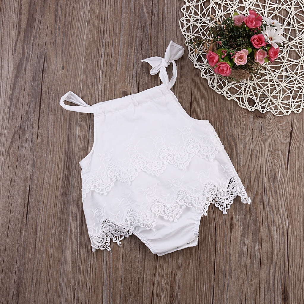 Bộ Bodysuit Một Mảnh Hình Hoa Dễ Thương Cho Bé