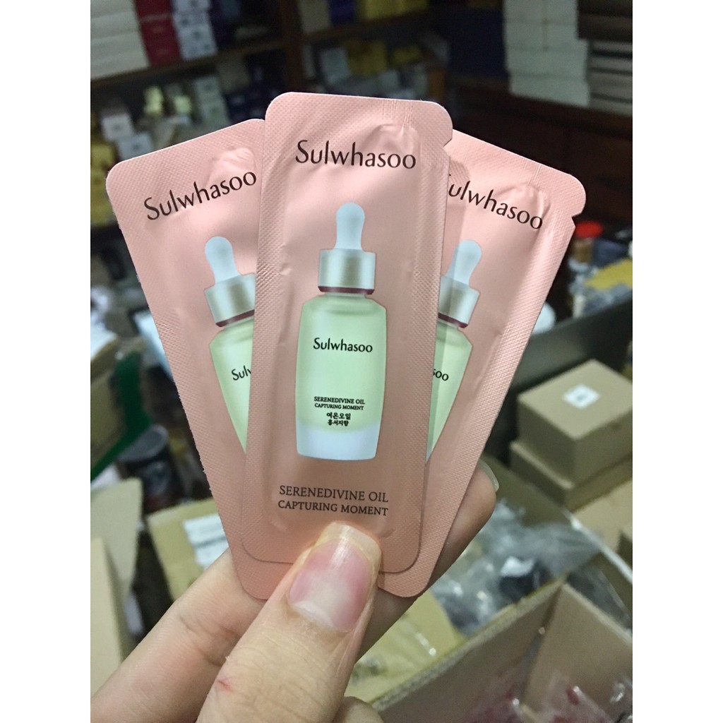 combo 10 gói sample tinh dầu serenedivine oil sulwhasoo