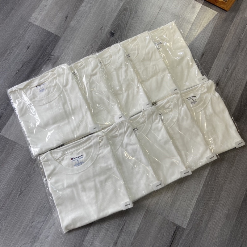 THE AMERICAN BOX Áo thun trơn Champion basic tagless tee T425 authentic