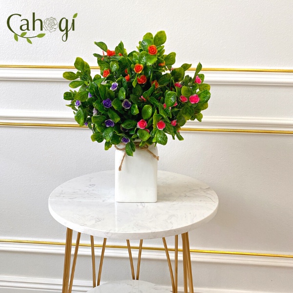 Hoa Giả - Hoa Dạ Yến Thảo 30 Cm - 35 Đầu Hoa Cắm Hàng Rào, Ban Công, Trang Trí Nhà Cửa