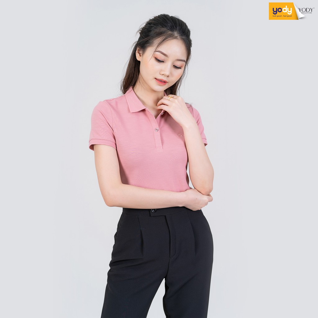 Áo Polo Yody nữ Chất liệu Cotton Slup mềm mịn thoáng mát