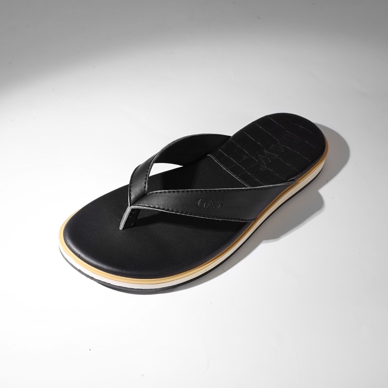 Dép xỏ ngón da bò thương hiệu GAW 9216Đ