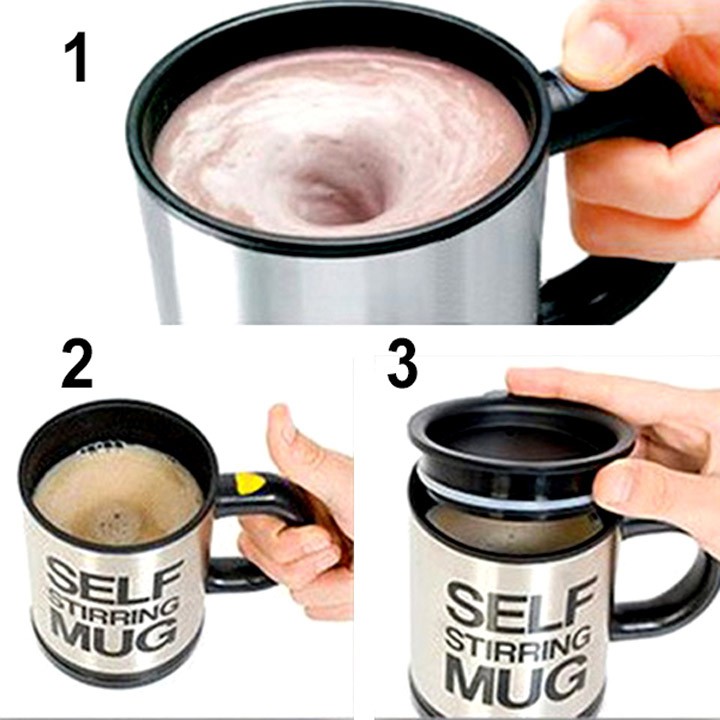 Cốc tự khuấy thông minh - Cốc tự pha cafe Self Stirring Mug
