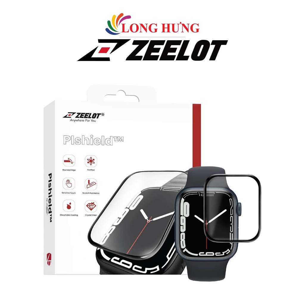 Dán màn hình cường lực chống va đập Zeelot Apple Watch 41/45mm - Hàng chính hãng