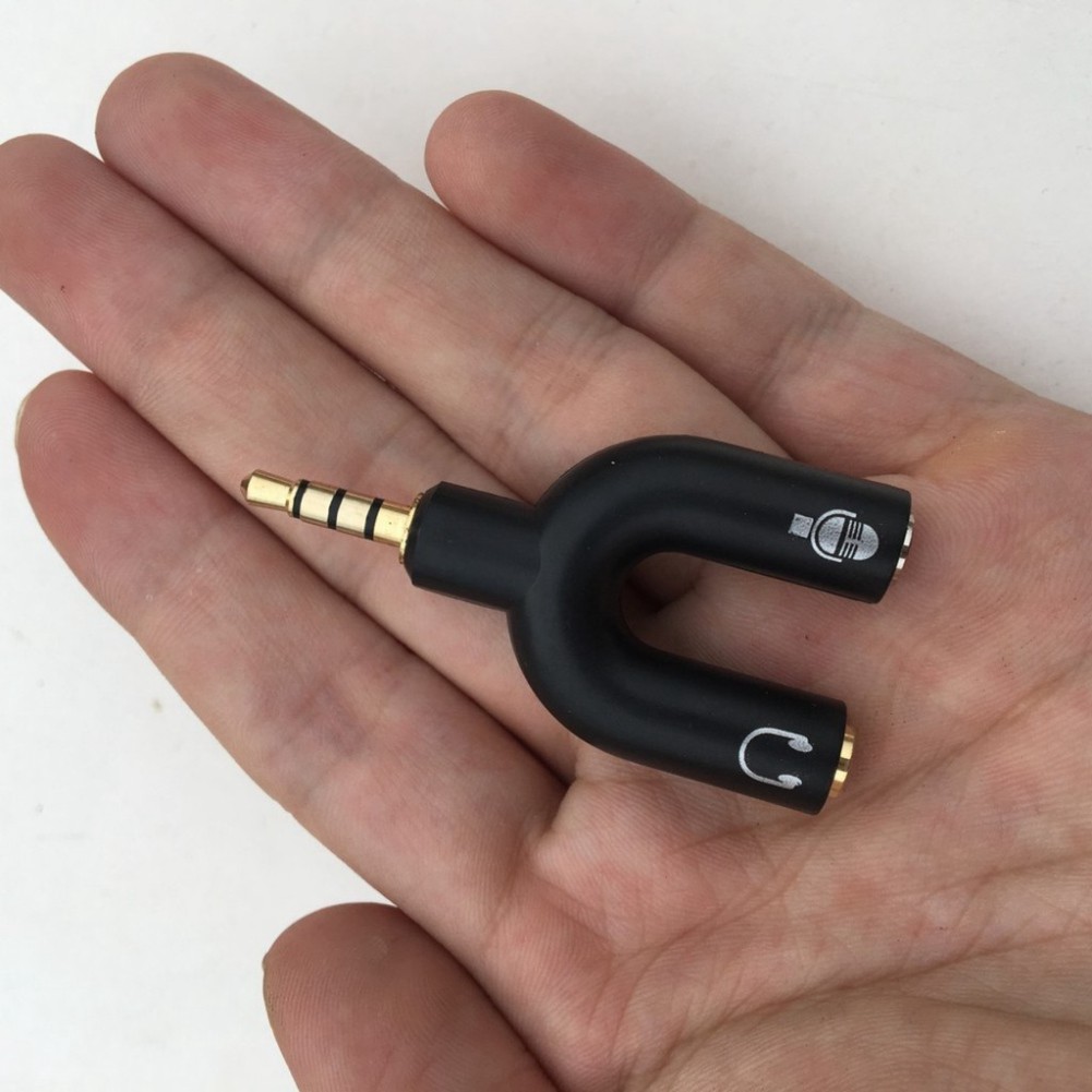 (Chính Hãng) Jack chia Audio 3.5mm ra mic và loa