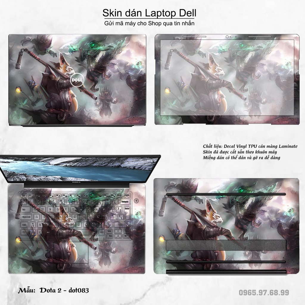 Skin dán Laptop Dell in hình Dota 2 nhiều mẫu 14 (inbox mã máy cho Shop)