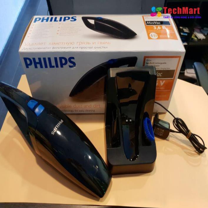 Máy hút bụi cầm tay không dây dùng trong gia đình và ô tô, xe hơi cao cấp Philips - Mã sản phẩm FC6152 | BigBuy360 - bigbuy360.vn