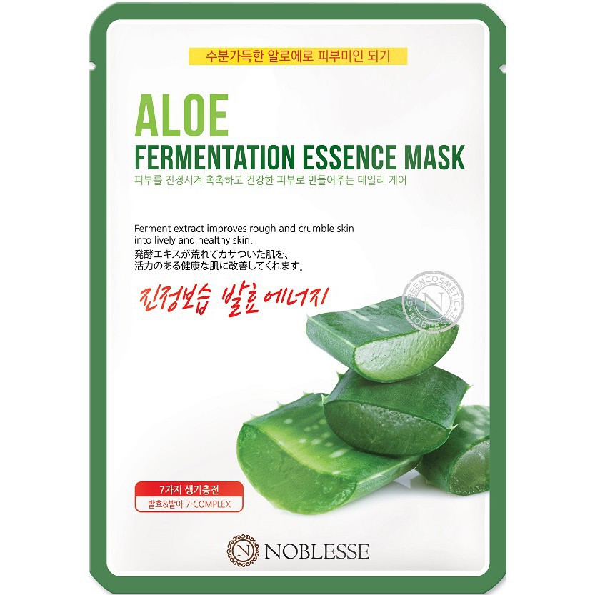 Mặt nạ chiết xuất lô hội - ESSENCE MASK ALOE - NOBLESSE