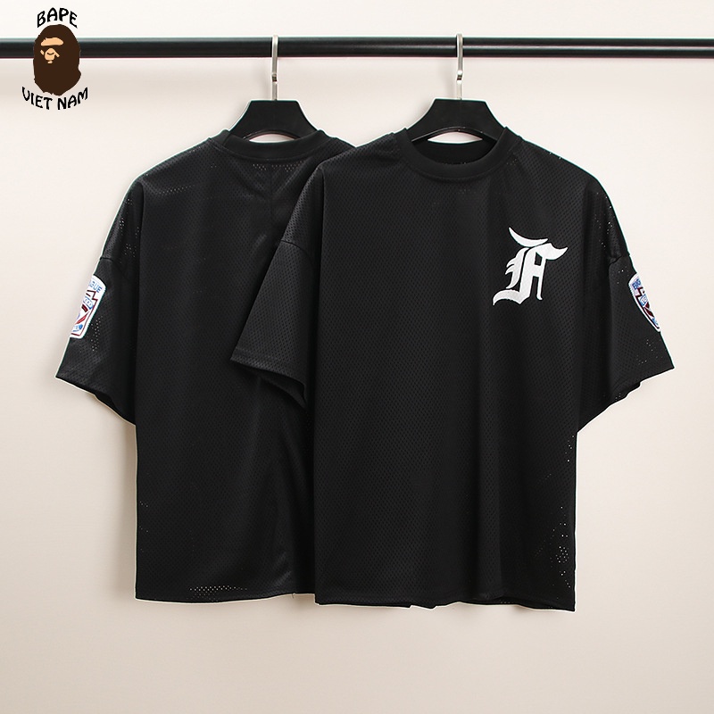 Áo thun Fear Of God x basketball, áo phông FOG, tee Fear Of God Bóng rổ, 3 màu Đen, Trắng, Xám BapeVN