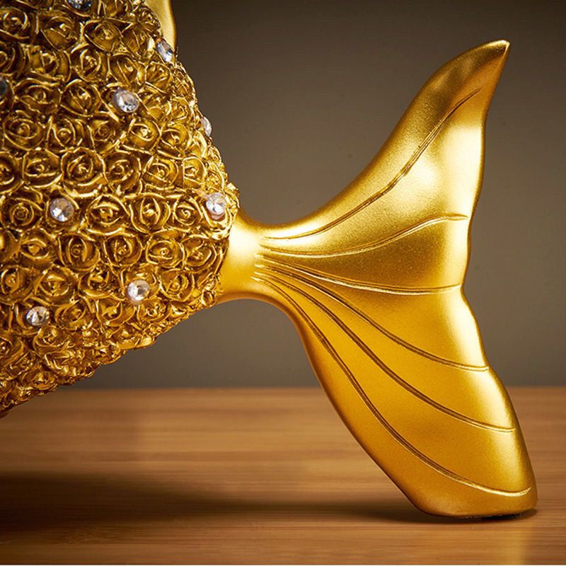 Tượng Cá Vàng Trang Trí Nhà Cửa Tượng Decor Đồ Trang Trí Phòng Ngủ Tượng Trang Trí Phòng Khách Đồ Trang Trí Bàn Học