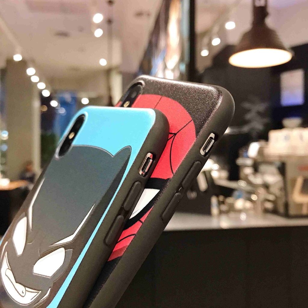 Ốp điện thoại bằng silicon hình siêu nhân hoạt hình cho iPhone 12 11 Pro Max 6 6s 7 8 Plus Xs Max