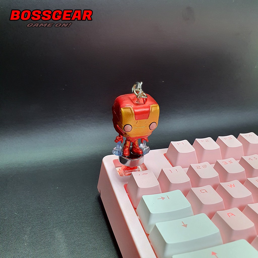 Keycap lẻ hình Siêu Anh Hùng MArvel DC siêu dễ thương Keycap Artisan