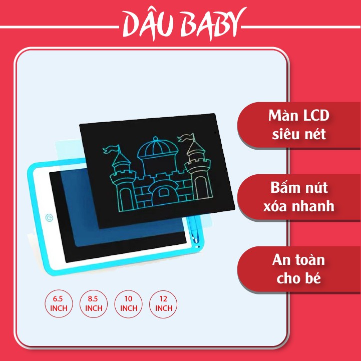 Bảng Viết, Bảng Vẽ Điện Tử Thông Minh Tự Động Xóa nhanh bằng một phím, Thúc Đẩy Tư Duy Sáng Tạo Cho Bé