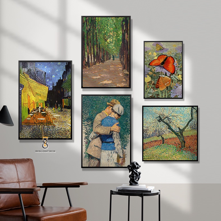 Tranh Canvas Nhiều Mẫu | Tranh Danh Hoạ Châu Âu Cổ Điển | 1FEURO_GR001 | Giá Của 01 Tranh | Tặng Kèm Đinh Đa Năng