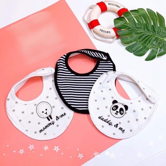 Yếm tròn set 3 momcare