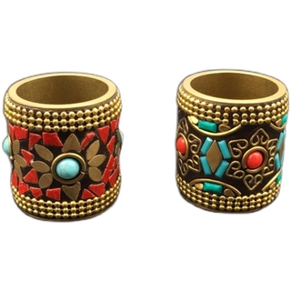 Nhẫn đồng phong cách retro
