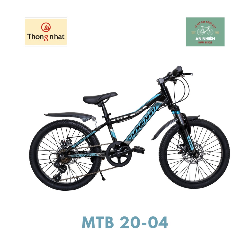 Xe đạp Thống nhất trẻ em địa hình có đề, phanh đĩa 20", MTB 20 - 04