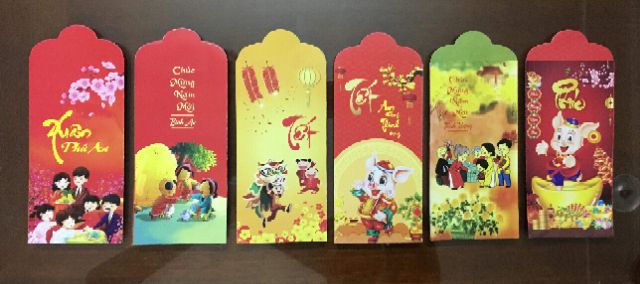 Bao lì xì Tết 2019