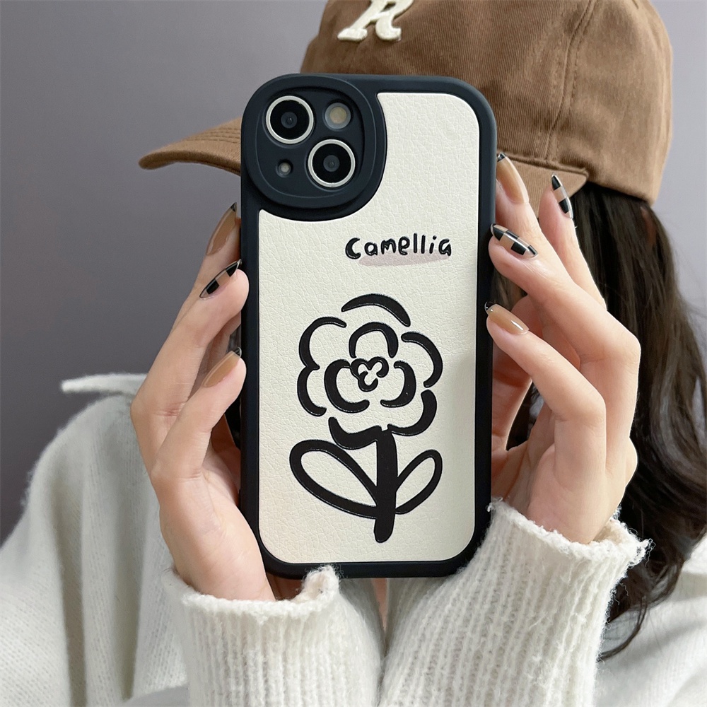 Ốp Điện Thoại Hoa Trà Cho Samsung A12 A32 A33 M10 M11 M23 A50s S20 S21 FE S22 Ultra A73 A72 A10s A11 A52 A03 A40 A20 A22