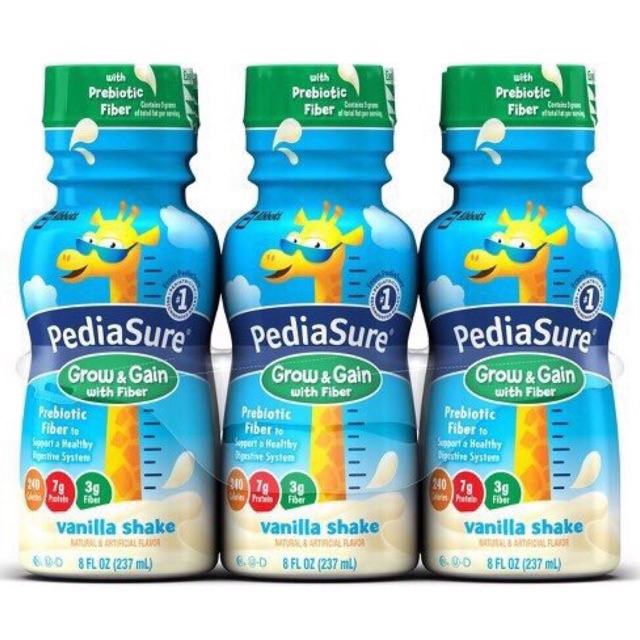 Thùng Sữa Pediasure Nước Fiber Chất Xơ 237ml x 24 chai