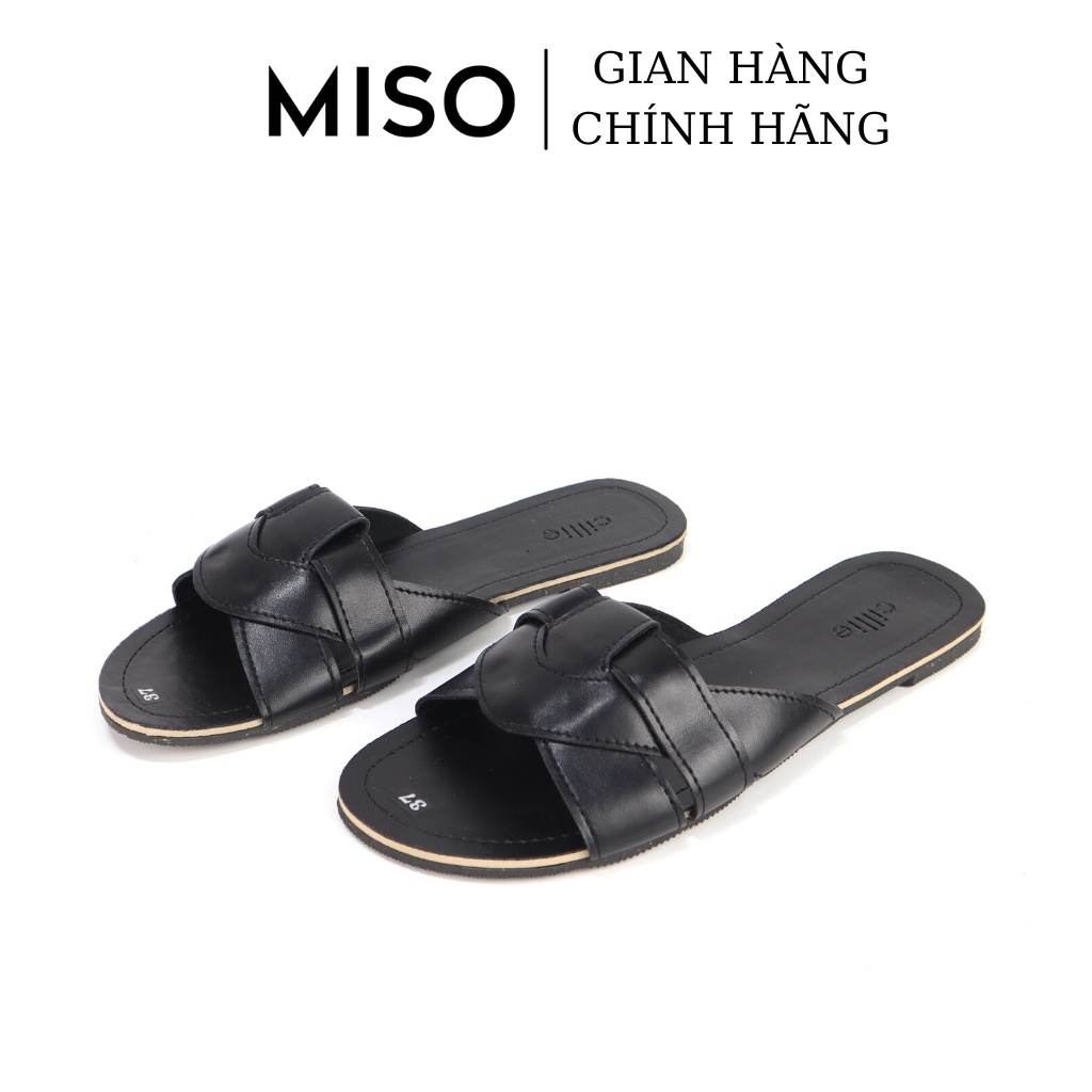 Dép nữ đế bệt quai dây trẻ trung thời trang mang dạo du lịch mùa hè MISO M1013