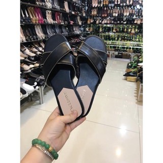 Dép lê nữ quai khoá chéo