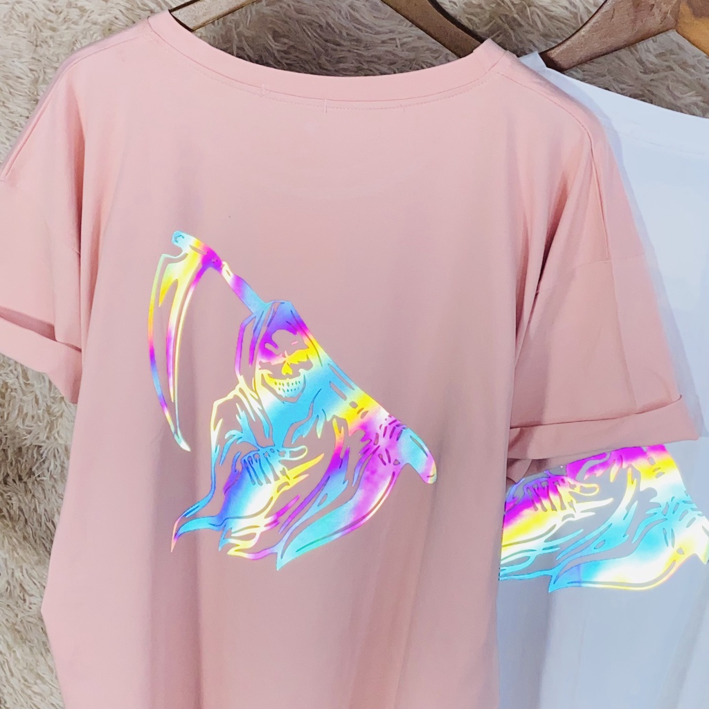 Áo phông nam nữ death áo phông nam nữ tay lỡ aophongfromrong unisex AE-113