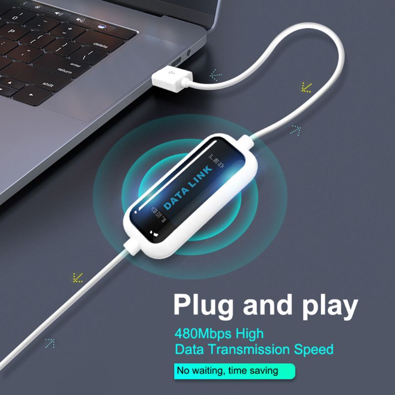 Dây cáp truyền dữ liệu tốc độ cao USB PC sang PC giúp đồng bộ liên kết giữa 2 thiết bị