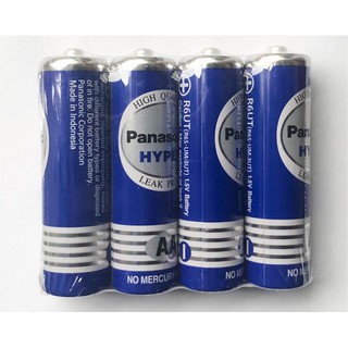 [HÀNG BUÔN SỈ]   Vỉ 4 Viên Pin Tiểu AA Panasonic  (1,5 V)  R6UT