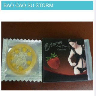 Bao Cao Su Storm 7 Bi Lớn quanh bao ❤️ Hương Dâu Thơm Ngát