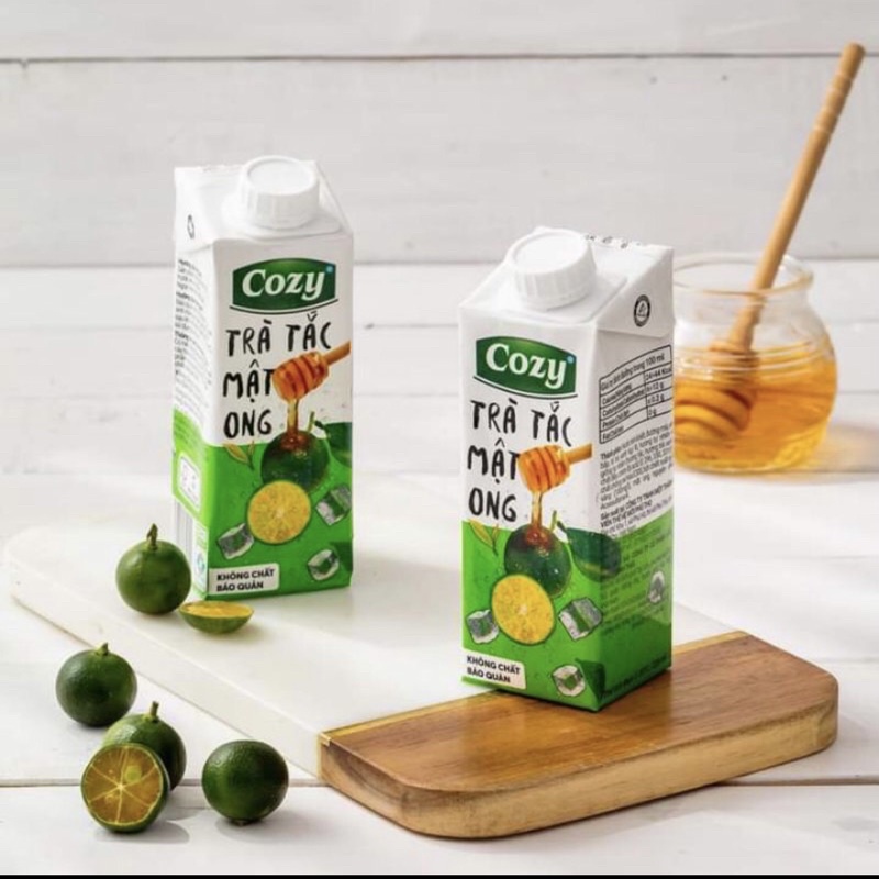 Trà Đào Sả-+Trà Vải +Trà Tắc Mật Ong hộp 225ml.1 lốc /4 hộp | BigBuy360 - bigbuy360.vn