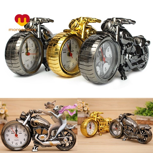Đồng Hồ Báo Thức Để Bàn Hình Xe Mô Tô Sáng Tạo