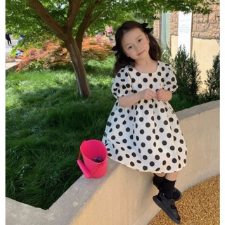 Đầm Bé Gái Dáng Xòe Baby doll Phong Cách Hàn Quốc