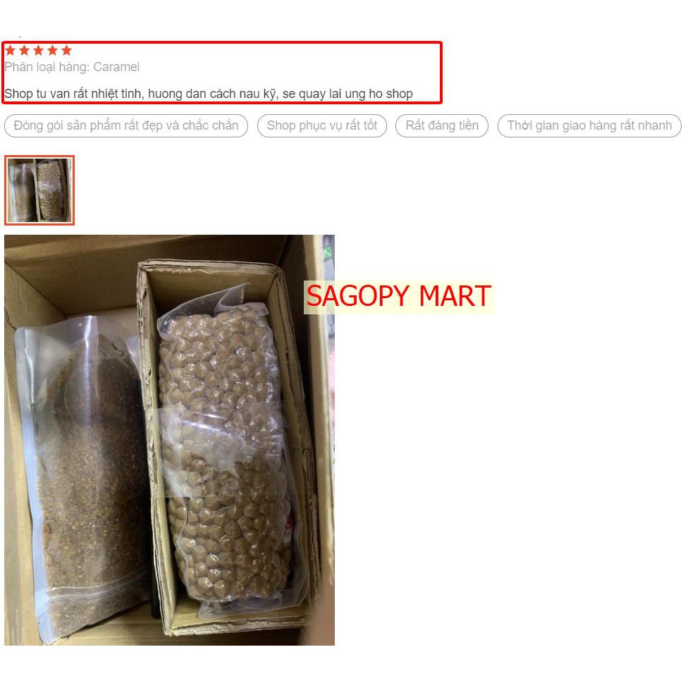 [HẠT TO] Trân Châu Caramel Hoàn Anh (Túi 1kg) Tặng 3 Óng hút (Size 12) làm trà sữa, tran chau, đường đen, thạch jelly | BigBuy360 - bigbuy360.vn