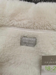 Áo khoác lông cừu primark