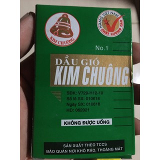 Dầu gió Kim Chuông xanh 10ml