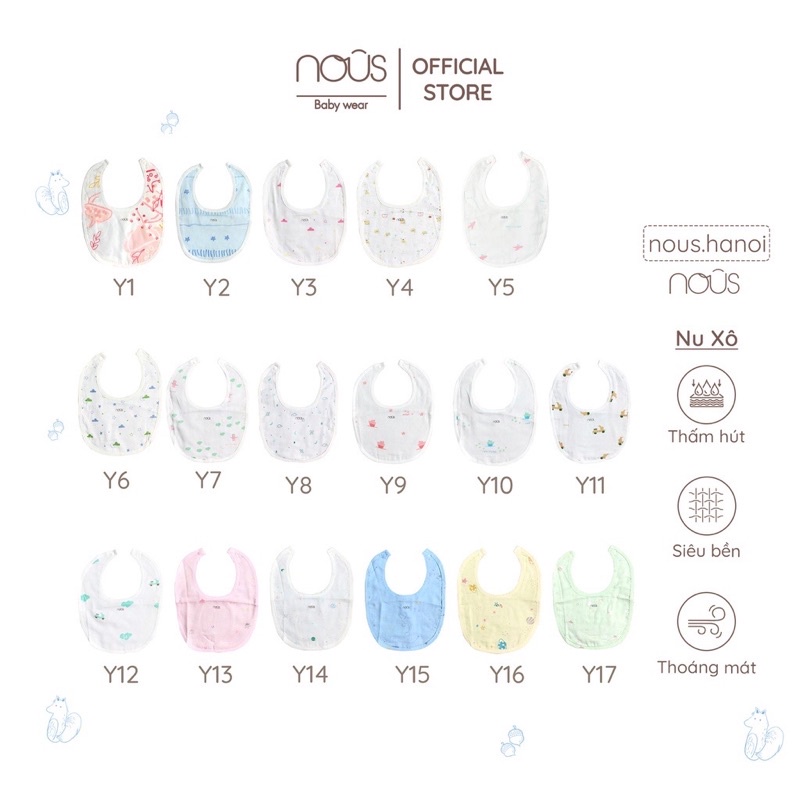 Yếm Nous cho bé