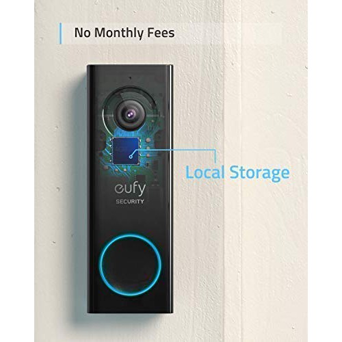 Eufy Video Doorbell 2K, chuông cửa thông minh kết nối Wifi, hỗ trợ Google và Alexa