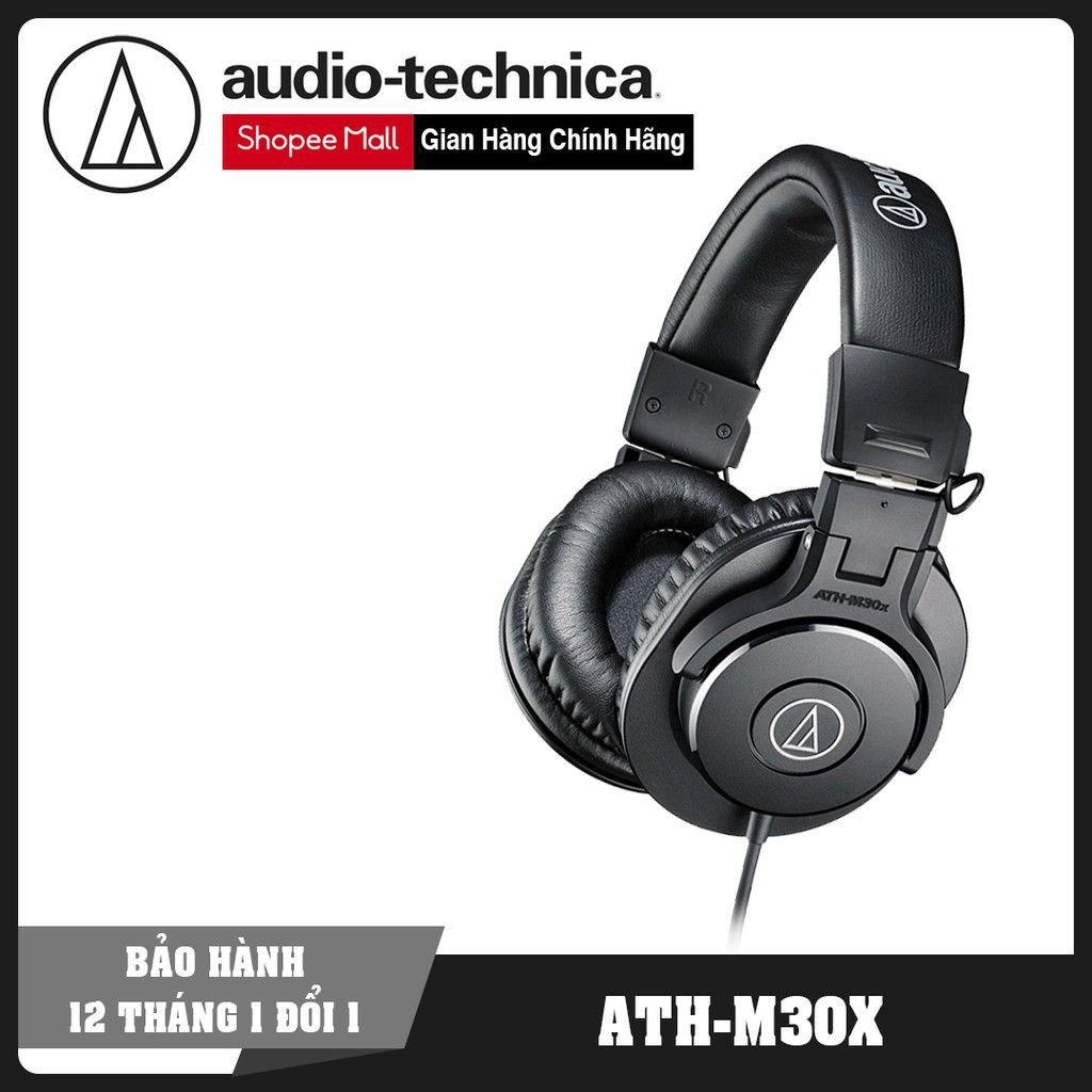 Tai Nghe Nhật On ear Audio Technica Chính Hãng ATH-M30x